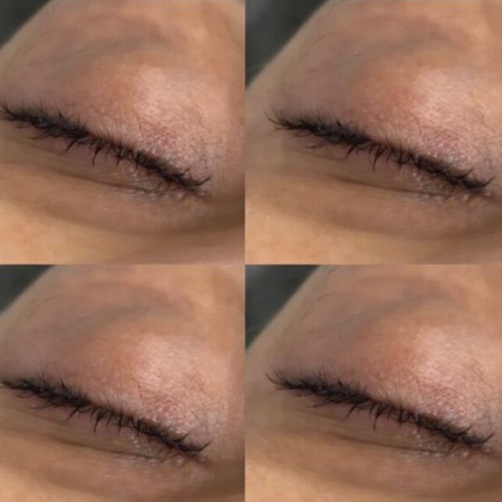 After lash extensions